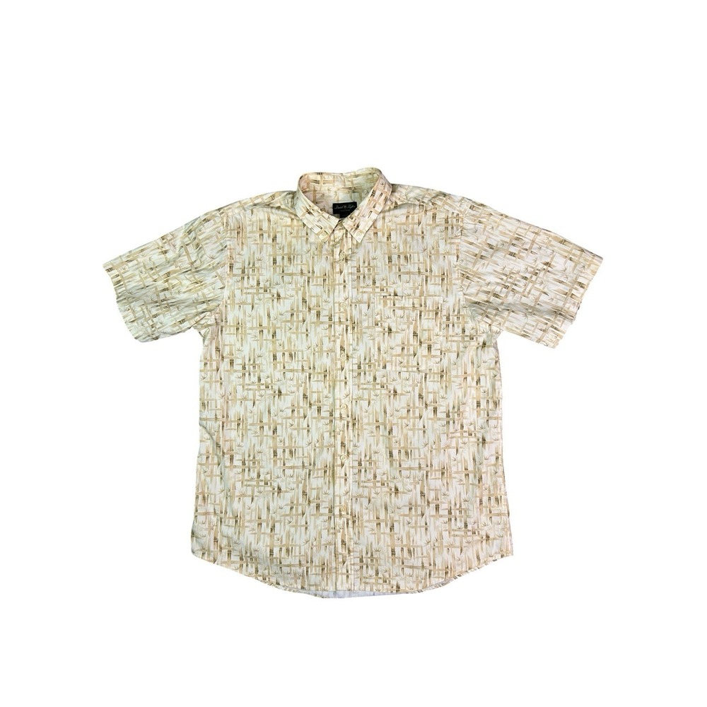 David Taylor Collection Men's Size XLT Button Up Short Sleeve Shirt